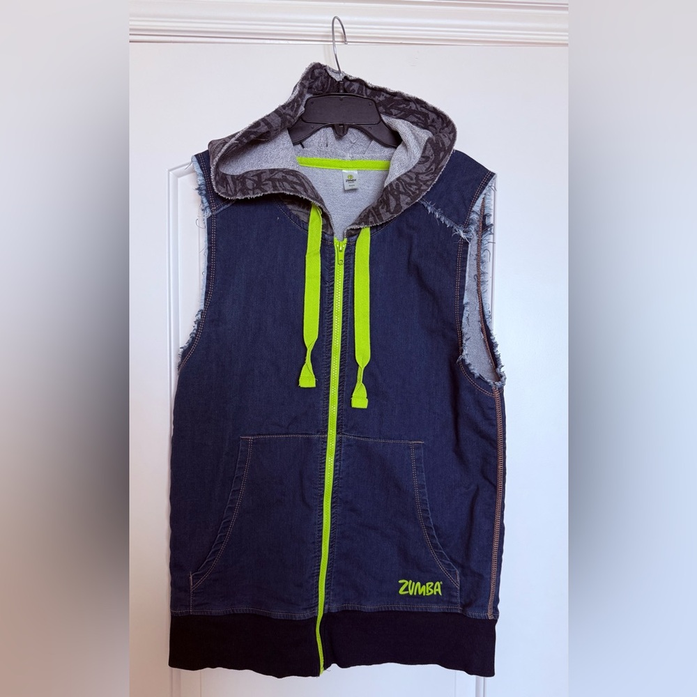 Zumba Fitness Vest with Neon Green Highlights